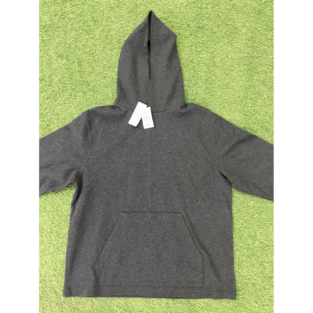 Polo Ralph Lauren‎ Connoisseur Hoodie Mens Large Charcoal Grey 100% Cotton NWT